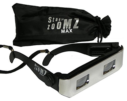 StadiumZoomz Max Sports viewer Binocular Glasses - Chrome. Telescope Lenses, Zoom in