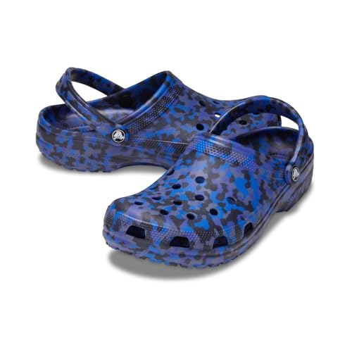 Image of Crocs Unisex Adult Classic Marbled Tie-dye Clogs