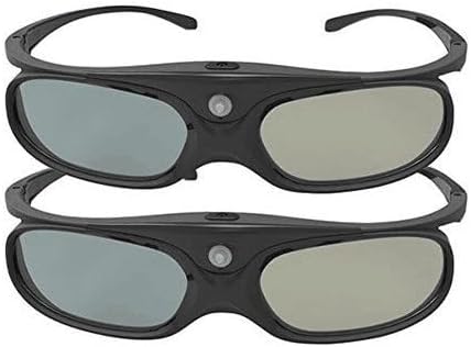 2 Pack DLP Link 3D Glasses for Projector