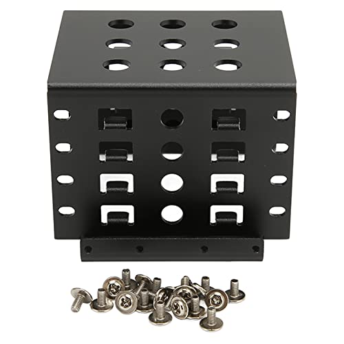 Support De Montage HDD, Support De Stockage De Disque Dur Creux En Alliage D'aluminium Pour Disque Dur 2,5 Pouces, Support De Stockage Mobile à 4 Baies Pour Disque Dur...