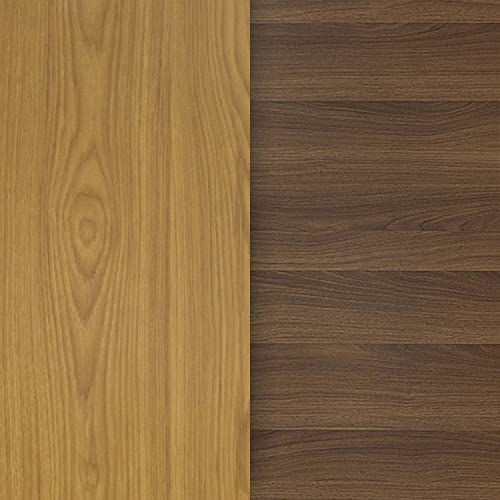 Image of Flash Furniture 24 inch Round Reversible Table Top, Natural /Walnut, 3-Pack | Reversible Laminate Top, Durable Construction, Commercial Use