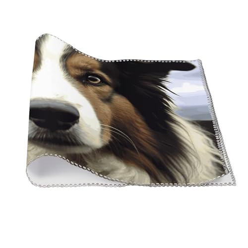Set de table toile chien de mouton 45x30cm infroissable et facile à nettoyer - 4