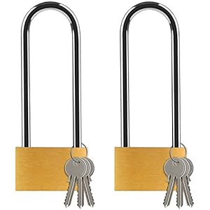 Diyife TAL113-L Brass Padlock 2-Pack