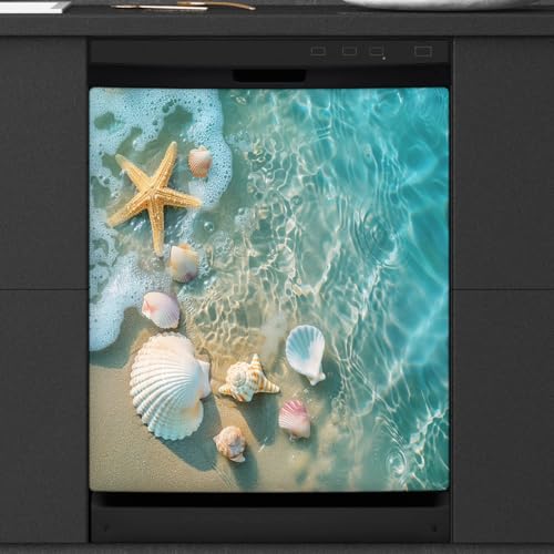 Funda magnética de estrella de mar para lavavajillas Mexpekil decoración marina de cocina