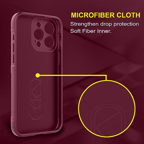 Image of amazon basics Back Case Cover for iPhone 15 Pro Max | Compatible for iPhone 15 Pro Max Back Cover | Liquid Silicon Magic Case with Camera Protection | Plum