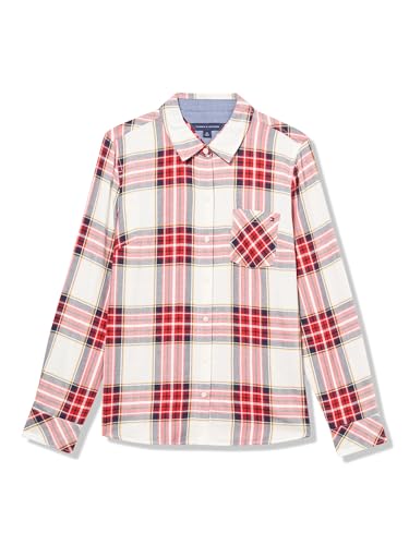 Image of Tommy Hilfiger Women's Roll Tab Button Down Shirt (Regular and Plus Sizes)