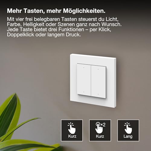 SMART+ WIFI REMOTE WALL SWITCH 4 Button