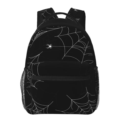 Spider Web Backpacks 15in Laptop Backpack Multipurpose Double Shoulder Bag For Men Women Gifts