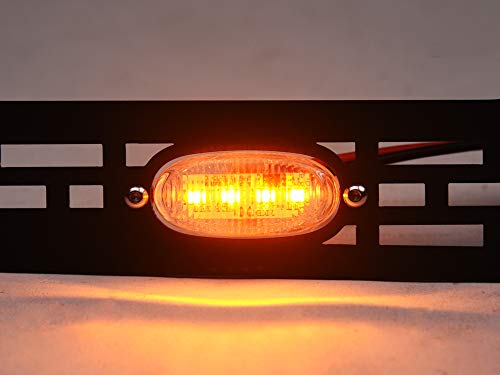 Image of Armordillo USA 7180161 Hood Grille Insert with Clear Lights Fits 2014-2020 Toyota Tundra