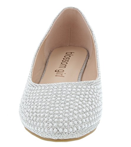 Harper-Ii-31 Sparkle Pearl Closed Toe Slip On Dress Pumps Flat Shoes4