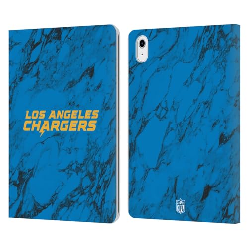 Protège écran iPad Air 11 Los Angeles Chargers étui portefeuille cuir anti-rayures