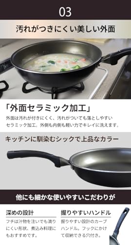 Wok con revestimiento antiadherente 28 cm compatible inducción miniatura 6