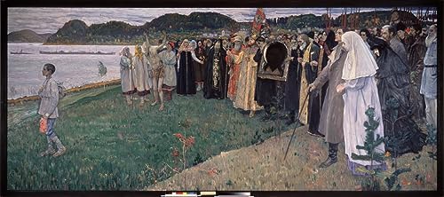 Toile Russie l'âme populaire Nesterov 58x90cm décoration murale