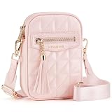 Picture of Missnine Small Crossbody Bags for Women RFID Cell Phone Purses Quilted Trendy Shoulder Purses with Wide Adjustable Strap