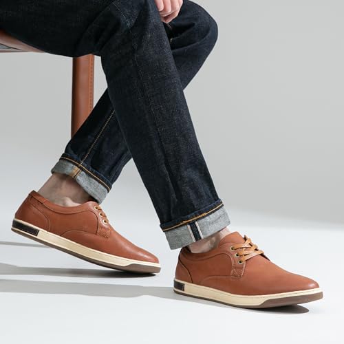 Vostey Men's Sneakers Fashion Casual Shoes Dress Sneaker Oxford Shoes3