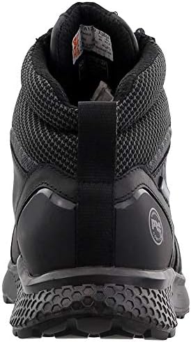 Timberland PRO Men's Mid Reaxion Athletic Hiker Wateproof Composite Toe Work Boot, Black/Grey, 9.5 | Image 2