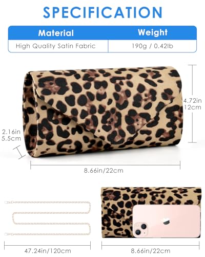 Image of TINDTOP Evening Clutch Purses for Women Handbags for Formal Wedding Party Cocktail Prom Crossbody Shoulder Envelope Bag | for Formal Wedding