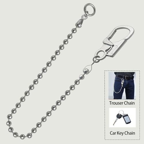Image of Ahiller Mens Wallet Chain with Heavy Duty Keychain Carabiner Clip