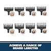 Wahl Aqua Blade Rechargeable Wet/Dry Lithium-Ion Deluxe Beard Trimmer for Men - Interchangeable Heads for Detailing, Hair, Mustache and Body Grooming - Model 9899-100