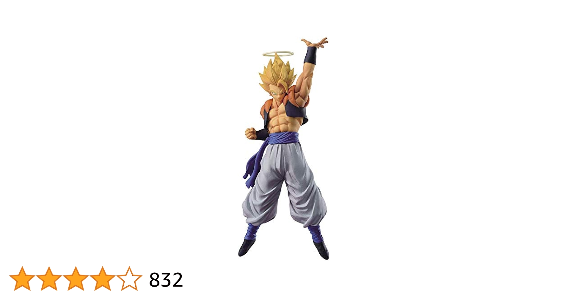 ドラゴンボール　ゴジータ　フィギュア　LED 28cm程度 ゴジータ(超サイヤ人/SSGSS)レビュー】 ドラゴンボールZ SOLID