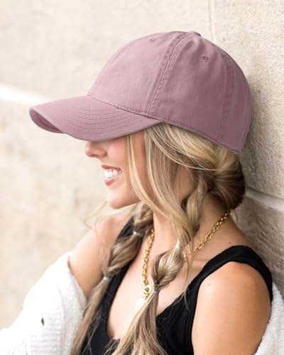 FURTALK Damen Vintage Basecap Baumwolle Verstellbare Baseball Cap
