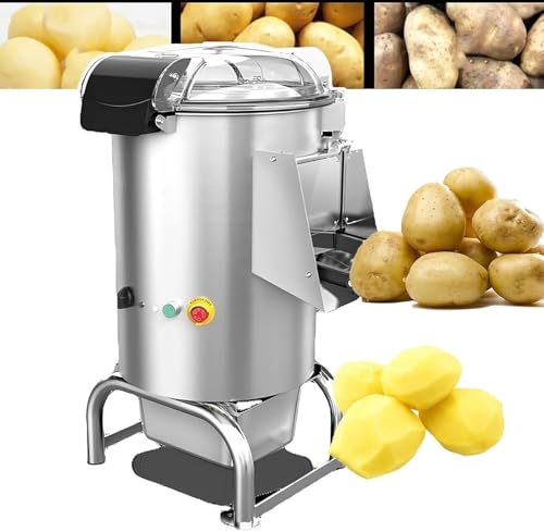 電動ポテトピーラー、大容量電動ポテトピーラー、5kg業務用自動皮むき・洗浄ツール、サトイモ、ショウガに最適