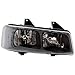 Brock Aftermarket Replacement Driver Left Passenger Right Halogen Composite Headlight Assembly Set Compatible With 15879433 15879432