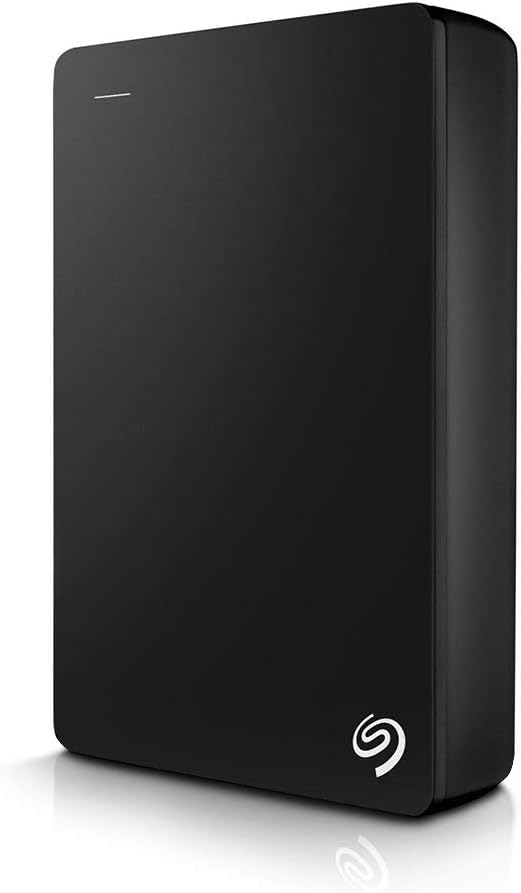 Backup Plus Portable 5TB External Hard Drive HDD – Black USB 3.0 for PC Laptop and Mac, 2 Months Adobe CC Photography (STDR5000100)