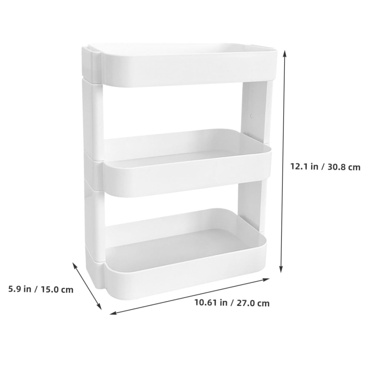 Tabletop Makeup Organizer Multi Function Desk Storage Rack for Cosmetics Stationery and Sundries Easy to Clean Space Saving Beauty Product Holder