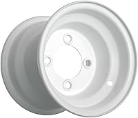 Vista 4 de Topspin - Neumático de diente de sierra y rueda de acero de 8 pulgadas para carrito de golf estándar, se vende como una unidad