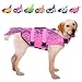 ASENKU Dog Life Jacket Ripstop Pet Floatation Vest Saver Swimsuit Preserver for Water Safety at The Pool, Beach, Boating