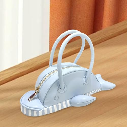Animal Shaped Handbag PU Leather Cute Dolphin for Women Small Lightweight Purse2