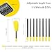 Gutter Cleaning Brush 8 Ft, Roofing Gutter Guard Cleaner Tool with Adjustable Pole, Gutter Cleaning Tools from The Ground for Easy Removing Leaves and Debris