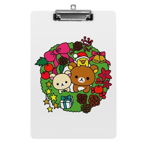 クリップボード リラックマ A4 用箋挟み マグフラップ クリップファイル ワードパッド 文具ボード ファイルバインダー 伝票バインダー ファイルボード 文房具 軽量 縦型 持ち運び便利 教室 事務用 おしゃれ