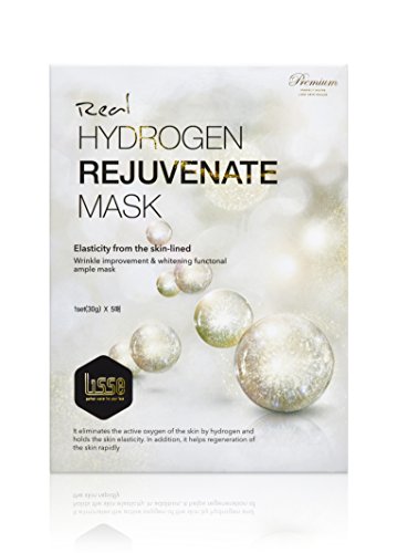 Lisse Real Hydrogen Rejuvenate Facial Antioxidant Moisturizing Essence Mask 30g X 5 Treatment
