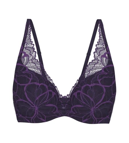 Triumph Damen Spitzen-BH Body Make-Up Illusion Lace WP, mit Bügel, Gepolstert, Verstellbare Träger, 85B, Prussian Blue – Ansicht 5