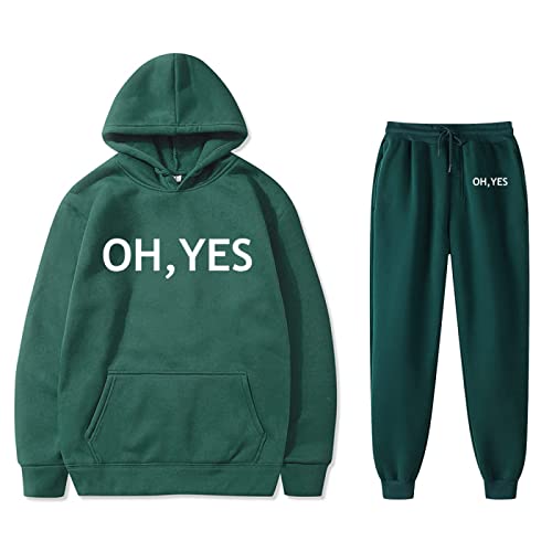 Sweat à capuche deux pièces lettre ensemble de sport décontracté F-08 XL pour adulte