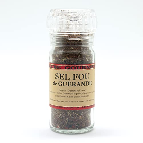 Aube-Gourmet Sel fou de Guérande en moulin rechargeable 90ml de 70 grammes Cover