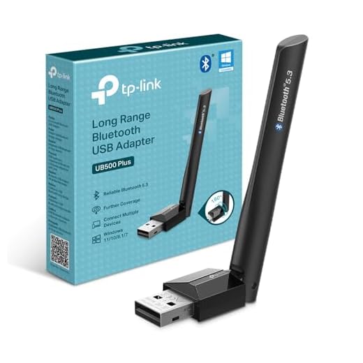 TP-Link UB500 Plus Adattatore Bluetooth USB, Bluetooth 5.3, Multi-Directional Antenna, Compatibile Con Windows 11/10/8.1/7