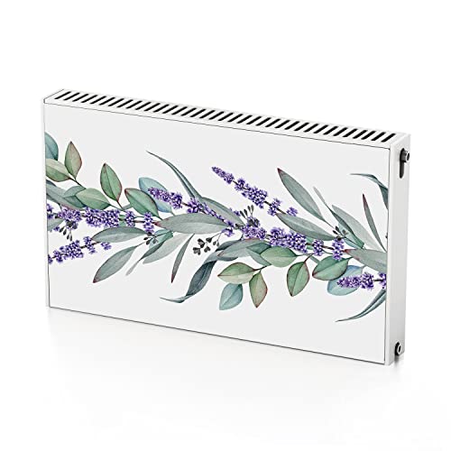 Cache radiateur aimanté lavande pour masquer un chauffage usé 100x60 - 2