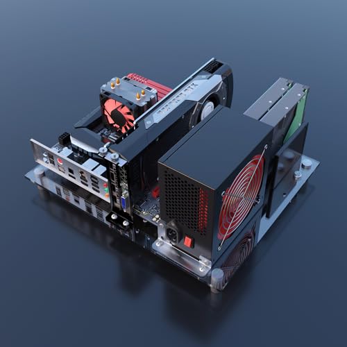 Dalaibukesi Diy Gaming Computer Open Case Acrylic Open Chassis Rack Support Motherboards Atx M‑Atx Itx Pc Test Bench  thumb #5