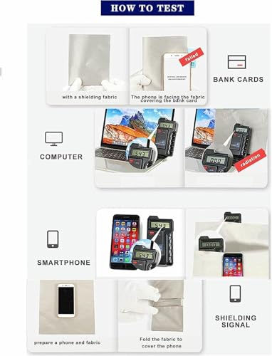 Tissu Faraday EMF protection RFID et blindage produits électroniques