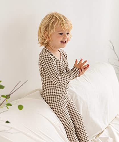 Image of AVAUMA Baby Boys Girls Pajama Set 6M-7T Kids Cute Toddler Snug fit Pattern Design Pjs Cotton Sleepwear