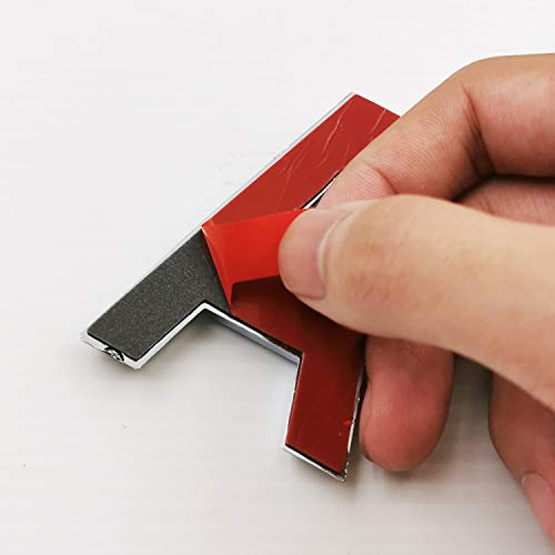 2.75 Inch Adhesive House Numbers, Mailbox Numbers, Street Door Numbers, Self-Stick Address Signs for Apartments, Double Silver Letter D