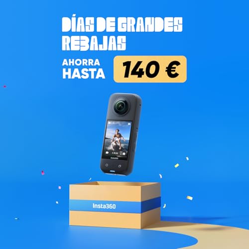 Ficha técnica Reescribe Insta360 X3 Kit Get-Set Cámara de acción 360 Impermeable con Sensor de 1/2 Pulgadas, Fotos 360 de 72 MP, vídeo 360 5,7 K, estabilización, Pantalla táctil de 2,29 Pulgadas, vibración, edición IA - Fernando Cortés