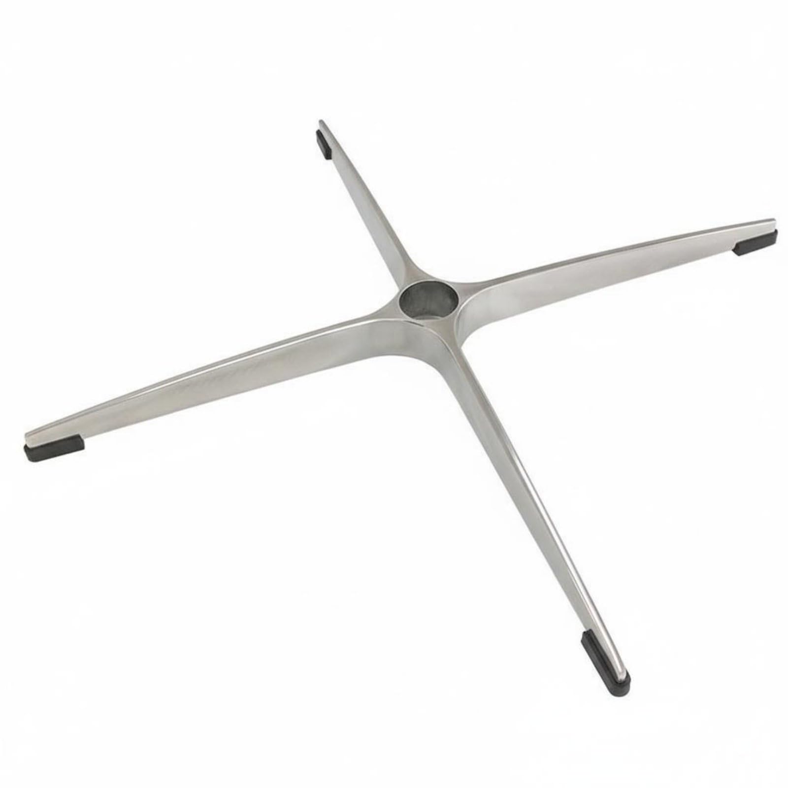 Robust Metal Construction Office Chair Star Base Precision Made Computer Chair 5 Leg Base Easy Installation Polished Finish for DIY Enthusiasts, Gamers, 50-Hole S Four-Star-image-12