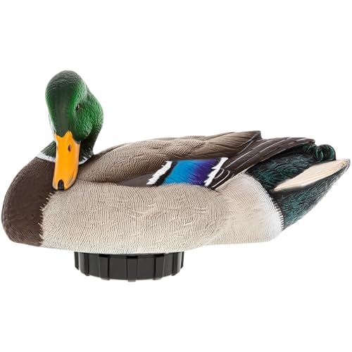 Avian-X Power Shaker Mallard Drake Motion Duck Decoy Floating Surface Preener for Hunting with Shaker Module Foam Filled Body, Multicolor