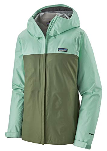 Patagonia Damen W's Torrentshell 3l JKT Jacke, Gips-grün, XS