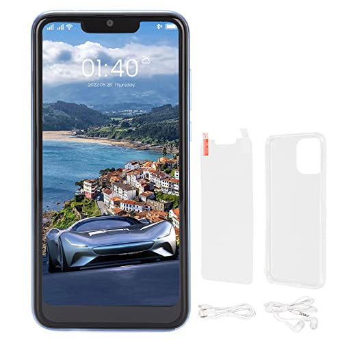 Zyyini Ip13 Pro Max Unlocked Cell Phone, 6.1Inch Hd Display, 32Gb, Dual Sim Card, Factory Smartphone With Face Recognition, For Android 6, 2800Mah Long Standby, Headset, Phone Case(Light Blue) #TOP6