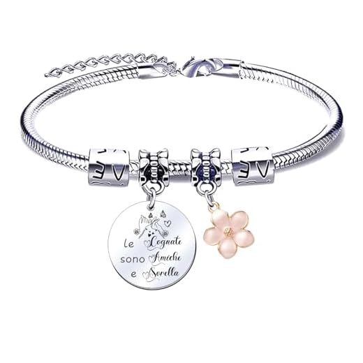 MNBVBV Regalo Cognate Bracciale Regalo Cognata Compleanno Regalo Cognata Regalo Cognata originale Regalo Cognata divertente Regalo cognata Natale